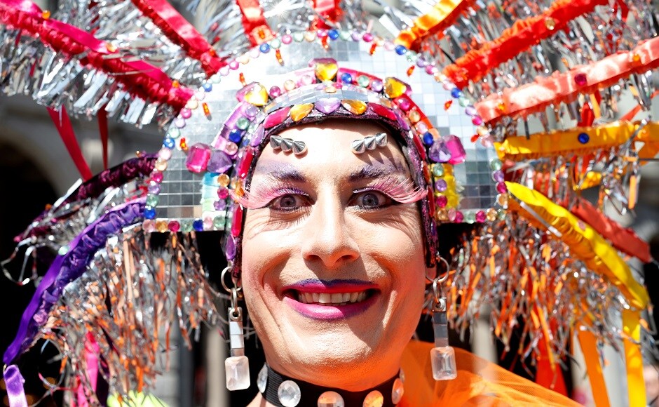 A participant smiles during the Zurich Pride Festival parade in Zurich, Switzerland on 15 June, 2019. Reuters/Arnd Wiegmann A participant smiles during the Zurich Pride Festival parade in Zurich, Switzerland on 15 June, 2019. Reuters/Arnd Wiegmann