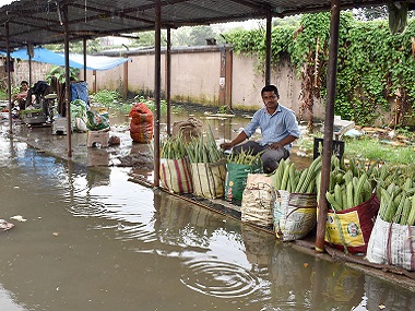 Flash floods affect 13,000 people, 43 villages in Assam; Brahmaputra river flowing above danger level Flash floods affect 13,000 people, 43 villages in Assam; Brahmaputra river flowing above danger level