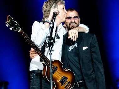 The Beatles' bandmates Paul McCartney and Ringo Starr reunite for LA concert, perform band classics The Beatles' bandmates Paul McCartney and Ringo Starr reunite for LA concert, perform band classics