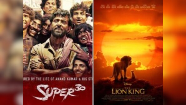 The Lion King eyes Rs 50 crore opening weekend at Indian box office; Super 30 earns Rs 88.90 cr