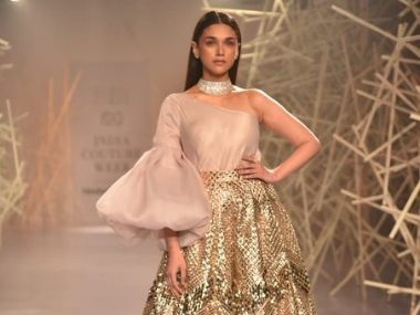 Aditi Rao Hydari turns showstopper for designer-duo Pankaj and Nidhi at India Couture Week 2019 Aditi Rao Hydari turns showstopper for designer-duo Pankaj and Nidhi at India Couture Week 2019