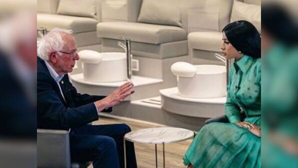 Cardi B, Bernie Sanders team up for 2020 US presidential campaign video to appeal to young voters
