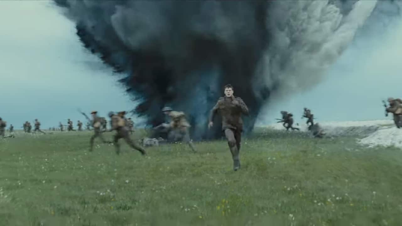 A still from 1917. YouTube screebgrab