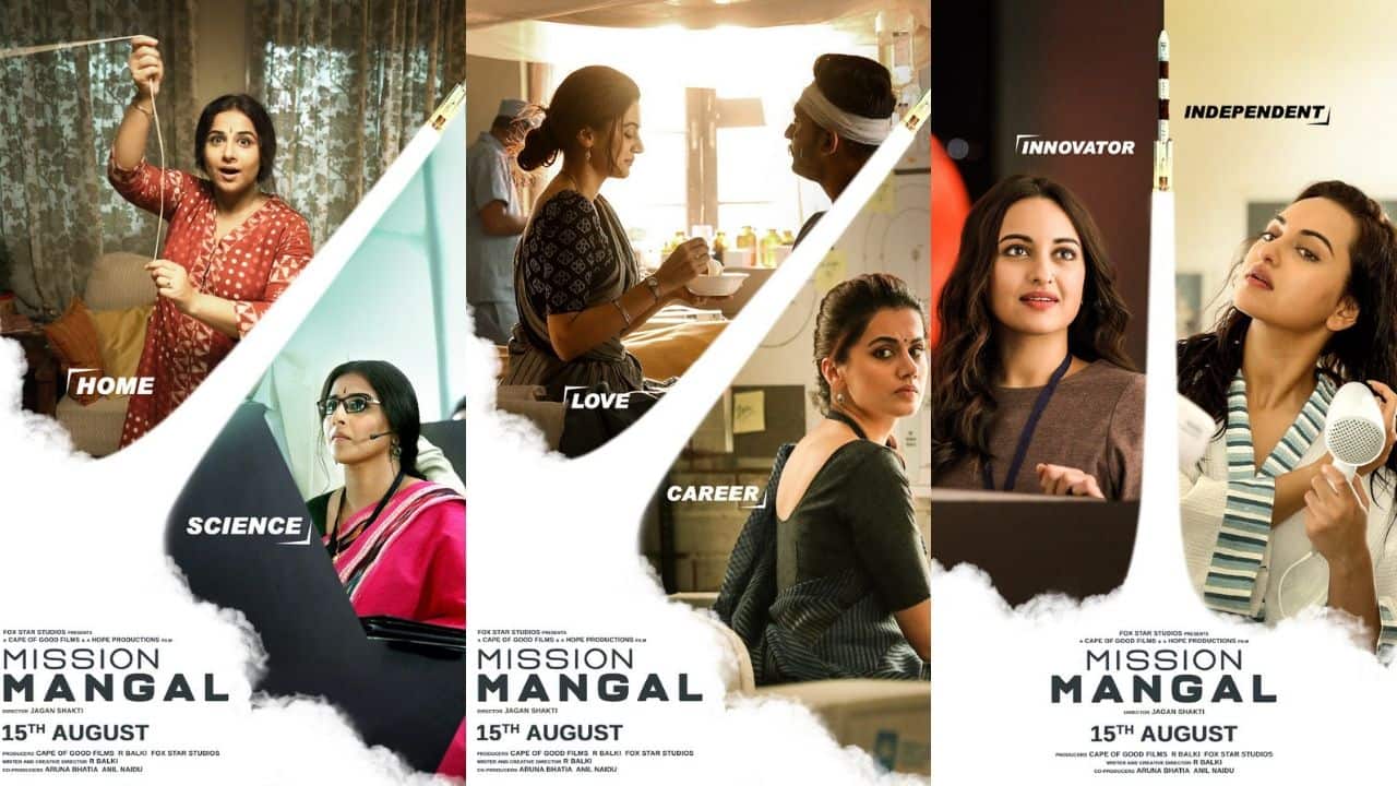Character posters of Mission Mangal