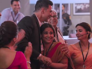 Mission Mangal song Shaabaashiyaan: Akshay Kumar, Vidya Balan, Taapsee Pannu celebrate success of MOM Mission Mangal song Shaabaashiyaan: Akshay Kumar, Vidya Balan, Taapsee Pannu celebrate success of MOM