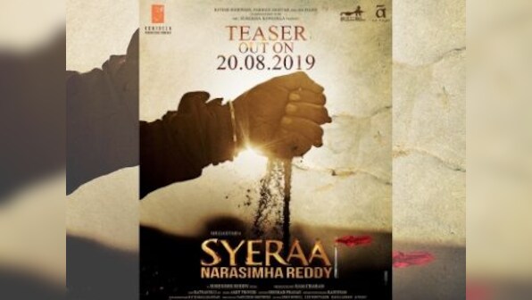 Sye Raa Narasimha Reddy: Teaser of Chiranjeevi, Amitabh Bachchan's film to be released on 20 August