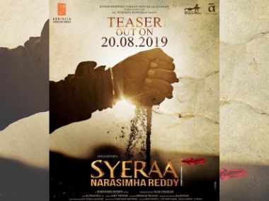 Sye Raa Narasimha Reddy: Teaser of Chiranjeevi, Amitabh Bachchan's film to be released on 20 August Sye Raa Narasimha Reddy: Teaser of Chiranjeevi, Amitabh Bachchan's film to be released on 20 August
