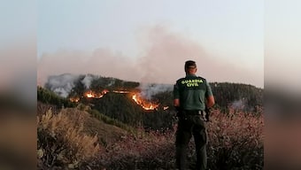 Spain's Canary Islands wildfire forces over 5,000 to evacuate; authorities say blaze could take days to be brought under control