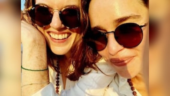 Game of Thrones stars Emilia Clarke, Rose Leslie visit India; share posts on Instagram: See Photos