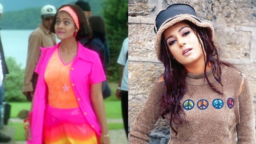 Kajol in Kuch Kuch Hota Hai and Amrita Rao in Main Hoon Na