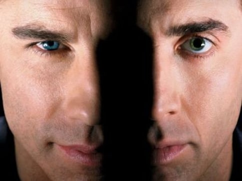 Film John Travolta Et Nicolas Cage Face/Off, Nicolas Cage and John Travolta's 1997 action thriller, set