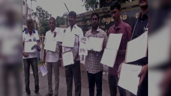 Death of 23-year-old Chennai techie: Activists protest in Coimbatore against illegal hoardings, banners across Tamil Nadu