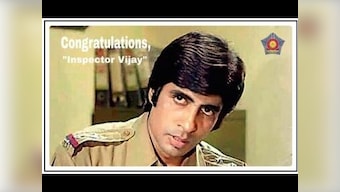 Amitabh Bachchan aka Inspector Vijay gets congratulated on Twitter by Mumbai Police for Dadasaheb Phalke Award