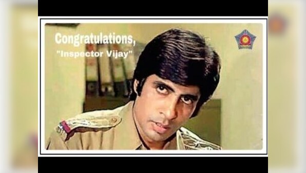Amitabh Bachchan aka Inspector Vijay gets congratulated on Twitter by Mumbai Police for Dadasaheb Phalke Award