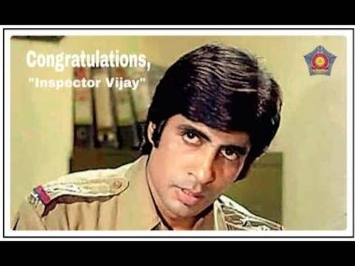 Amitabh Bachchan aka Inspector Vijay gets congratulated on Twitter by Mumbai Police for Dadasaheb Phalke Award