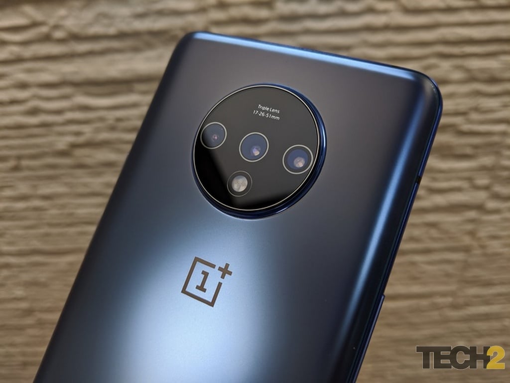 OnePlus 7T with a triple rear camera setup. Image: tech2
