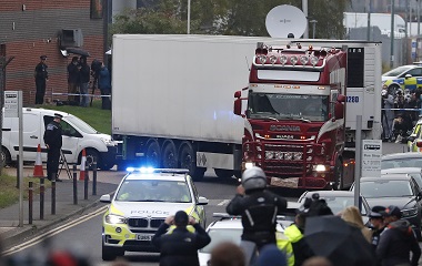 British police confirms all 39 people found dead in truck were Chinese citizens; magistrate gives detectives 24 hours to question driver British police confirms all 39 people found dead in truck were Chinese citizens; magistrate gives detectives 24 hours to question driver