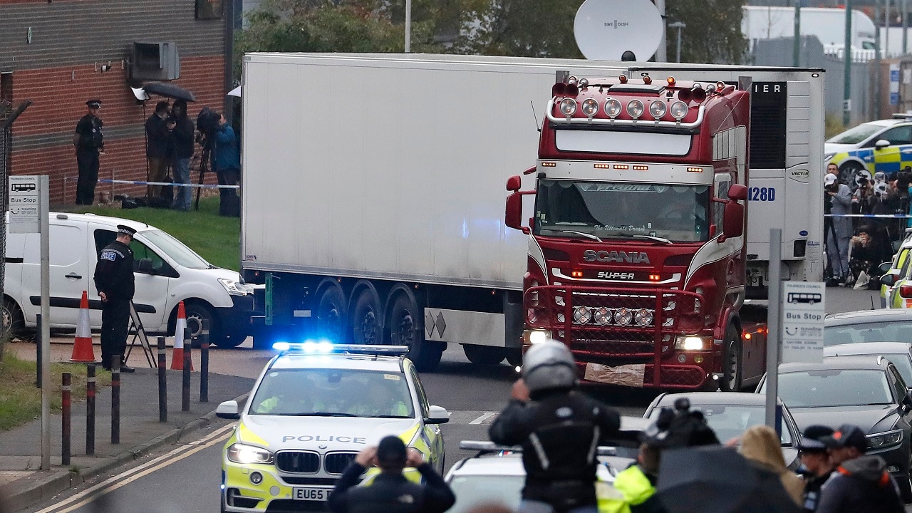 British police confirms all 39 people found dead in truck were Chinese citizens; magistrate gives detectives 24 hours to question driver