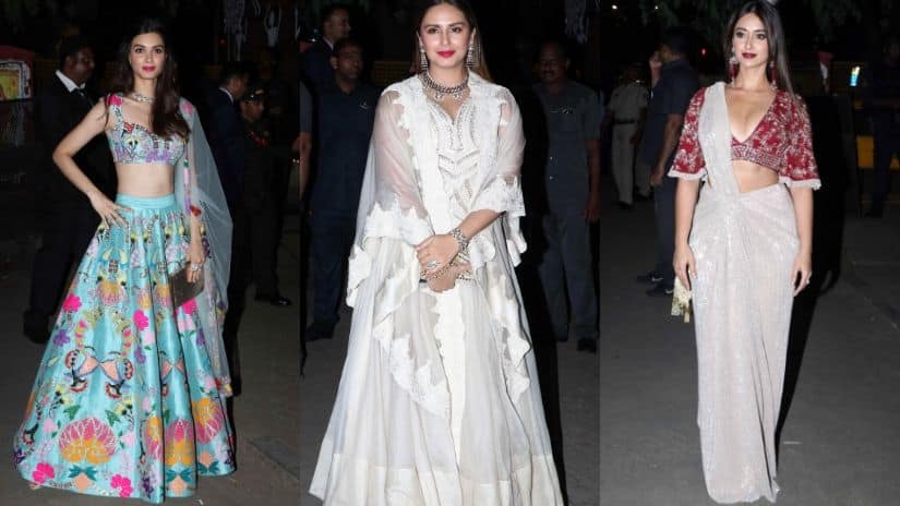 (left-right) Diana Penty, Huma Qureshi and Ileana D'cruz