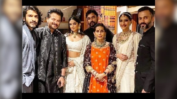 Sonam Kapoor hosts Diwali party with Anand Ahuja, Anil Kapoor, Janhvi, Sidharth Malhotra, Sonakshi Sinha in attendance