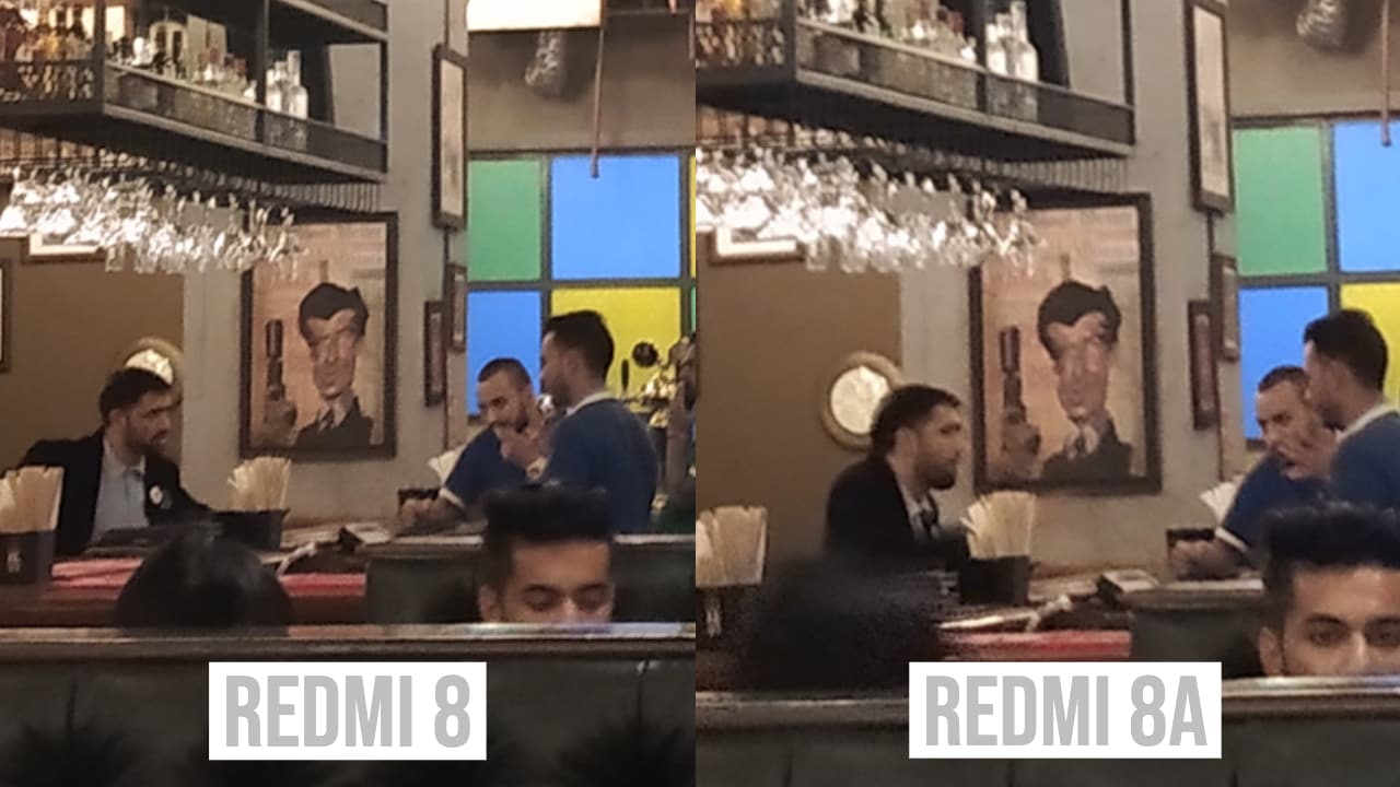 One zoomed in picture shot from the Redmi 8 and Redmi 8A to judge the details in the images.