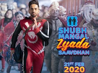 Shubh Mangal Zyada Saavdhan: Ayushmann Khurrana, Jitendra Kumar's film to now release on 21 February, 2020 Shubh Mangal Zyada Saavdhan: Ayushmann Khurrana, Jitendra Kumar's film to now release on 21 February, 2020