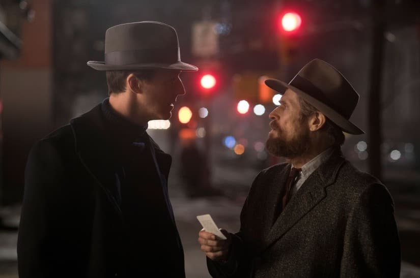 Edward Norton and Willem Dafoe in Motherless Brooklyn