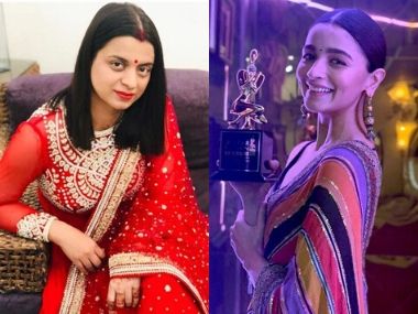 Rangoli Chandel accuses Alia Bhatt of award-fixing after actress walks out with Best Actress trophy before ceremony Rangoli Chandel accuses Alia Bhatt of award-fixing after actress walks out with Best Actress trophy before ceremony
