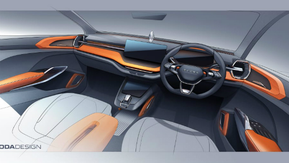 Auto Expo 2020:  Skoda Vision IN SUV concept to be previewed, interior sketches revealed Auto Expo 2020:  Skoda Vision IN SUV concept to be previewed, interior sketches revealed