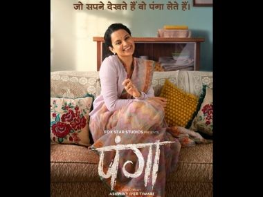 Kangana Ranaut paints an innocent picture in a simple sari for in first poster of Ashwiny Iyer Tiwari's Panga Kangana Ranaut paints an innocent picture in a simple sari for in first poster of Ashwiny Iyer Tiwari's Panga