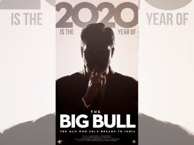 Abhishek Bachchan looks intimidating as he shushes viewers in first look poster of Ajay Devgn-produced The Big Bull