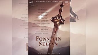 First poster from Mani Ratnam's Ponniyin Selvan unveiled; lyricist Vairamuthu's name absent from list of crew members