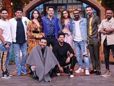 Varun Dhawan mimics Prabhu Deva during Street Dancer 3D promotions on The Kapil Sharma Show Varun Dhawan mimics Prabhu Deva during Street Dancer 3D promotions on The Kapil Sharma Show