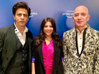 Jeff Bezos meets Bollywood at event organised by Amazon Prime Video; Shah Rukh Khan, Zoya Akhtar in attendance Jeff Bezos meets Bollywood at event organised by Amazon Prime Video; Shah Rukh Khan, Zoya Akhtar in attendance