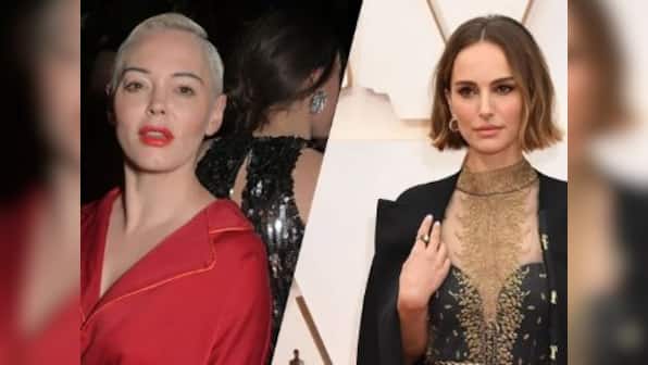 Natalie Portman responds to Rose McGowan's criticism of her Oscars ensemble that it wasn't 'brave' enough