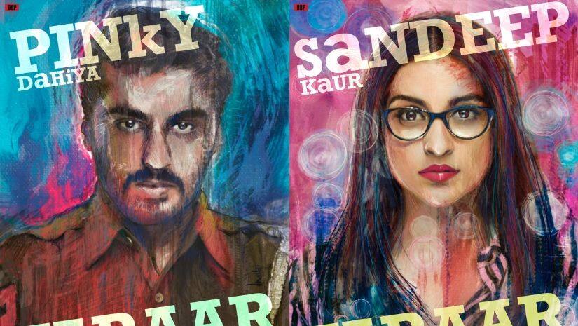 First look posters of Sandeep Aur Pinky Faraar. Image from Twitter