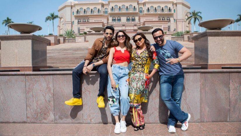 The Bunty Aur Babli 2 cast wrap shooting of their Abu Dhabi schedule. Image from Twitter 