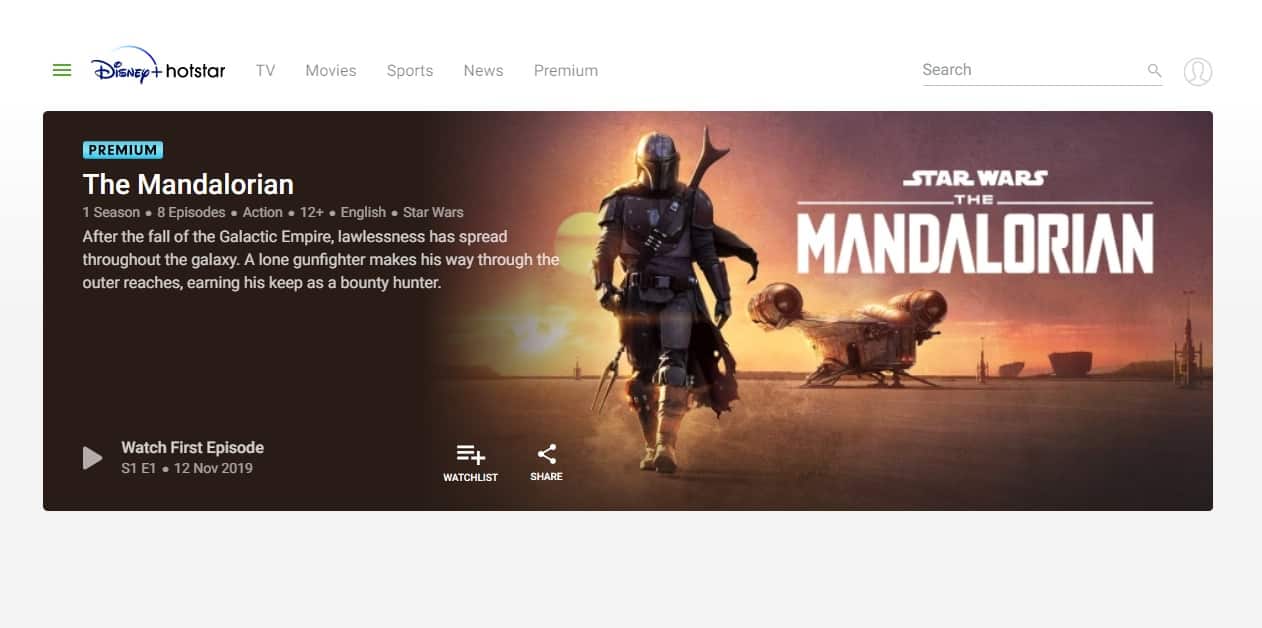 The Mandalorian to stream soon on Disney+ Hotstar