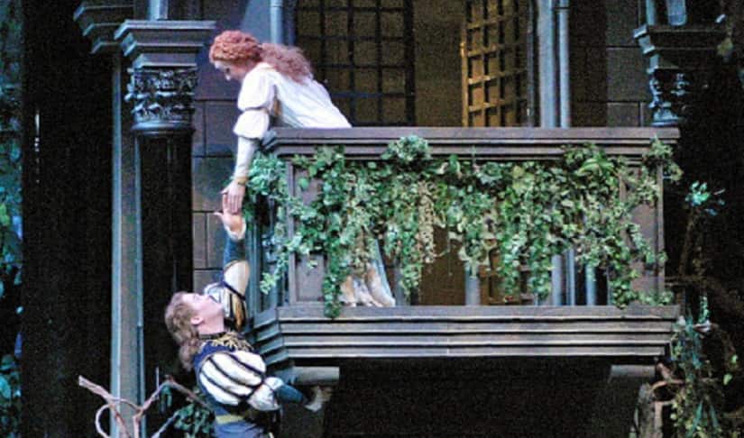 The balcony scene from Romeo & Juliet. Instagram