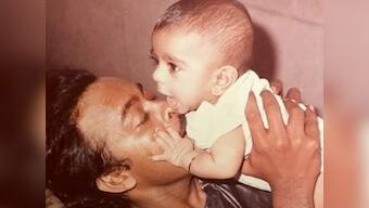 Chiranjeevi shares throwback image of son Ram Charan on 35th birthday: 'Was overjoyed when he was born'