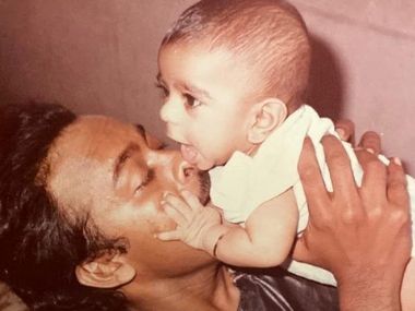 Chiranjeevi shares throwback image of son Ram Charan on 35th birthday: 'Was overjoyed when he was born' Chiranjeevi shares throwback image of son Ram Charan on 35th birthday: 'Was overjoyed when he was born'