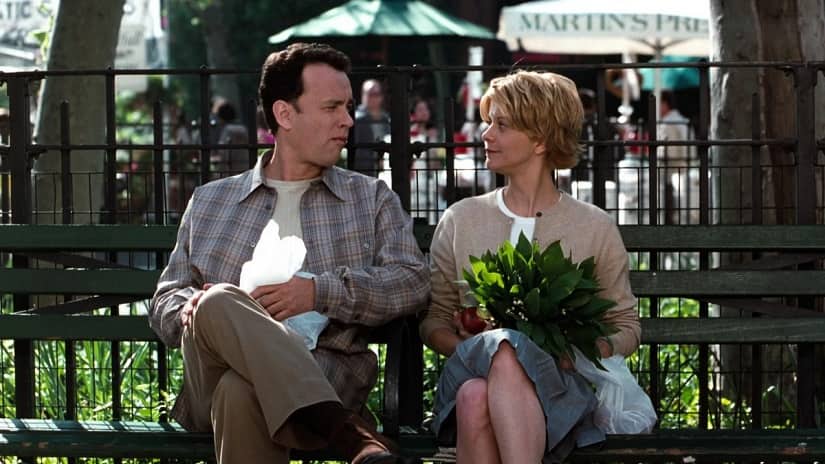 Tom Hanks and Meg Ryan in a still from You've Got Mail