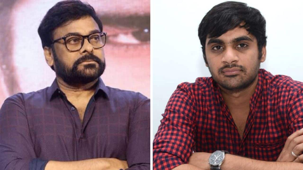 Chiranjeevi (left) confirms Sujeeth is writing the script for the Lucifer remake