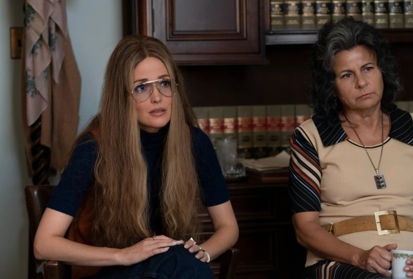 Rose Byrne as Gloria Steinem and Tracey Ullman as Betty Friedan