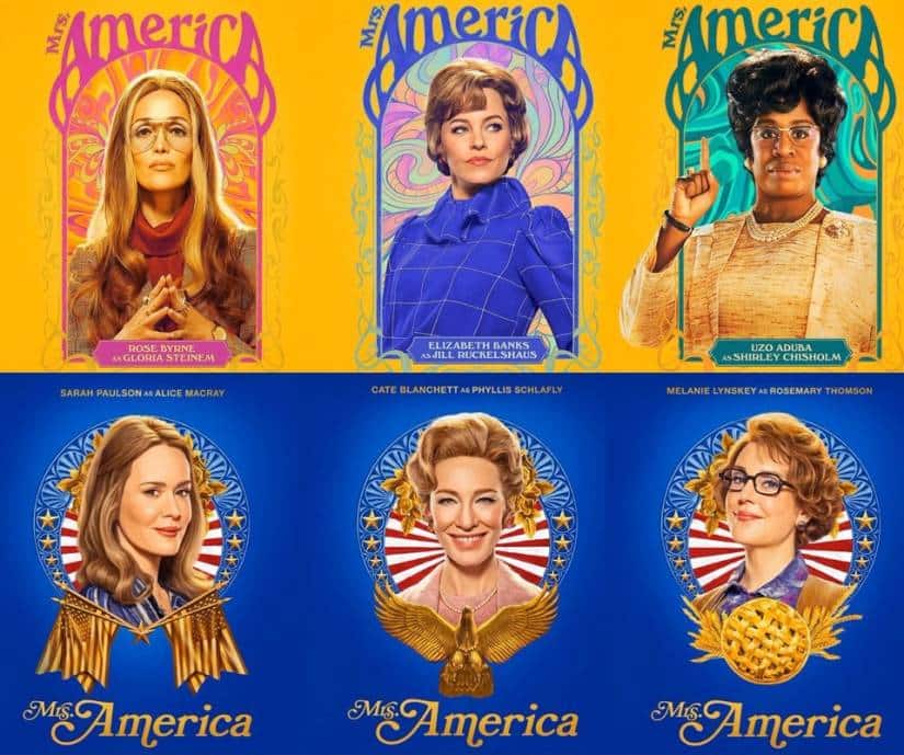Mrs. America character posters