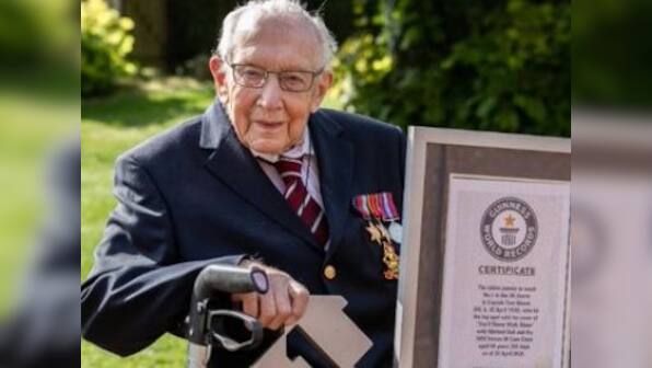 Coronavirus Outbreak: Tom Moore, aged 99, becomes oldest person to top Britain's music chart after world fundraising record