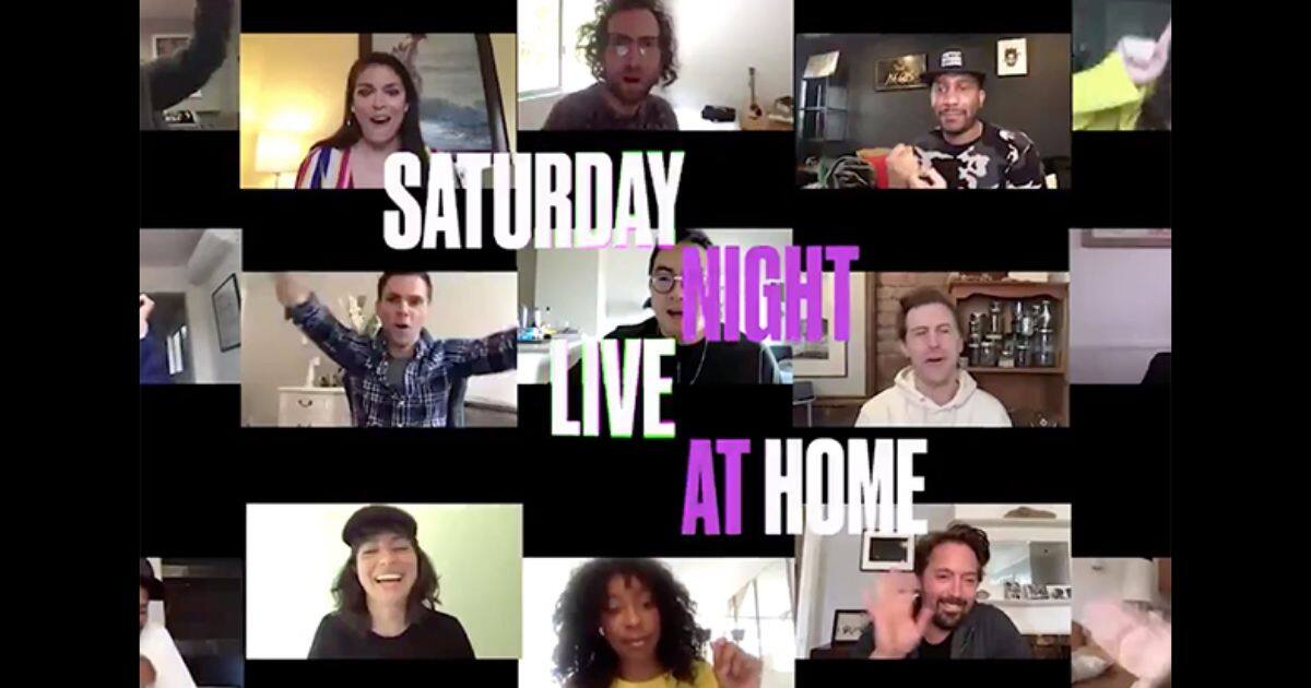 Saturday Night Live At Home. Image from Twitter