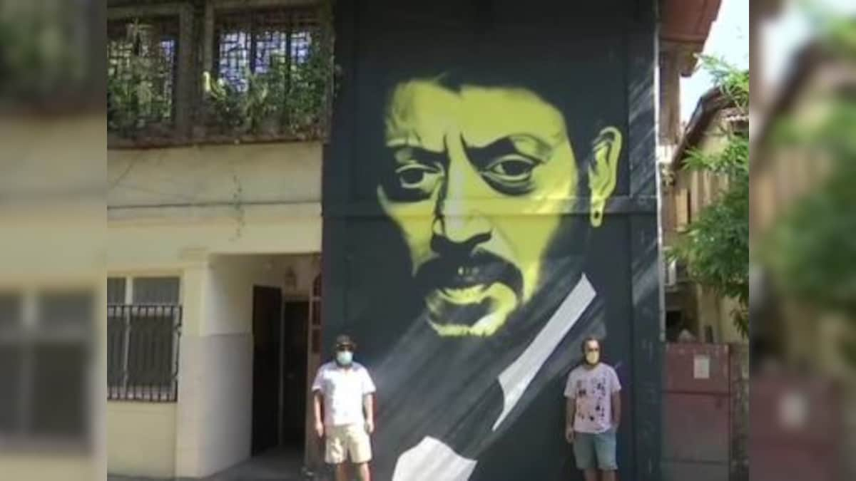 Irrfan Khan passes away: Mumbai artist Ranjit Dahiya pays tribute to late actor with a mural in Bandra