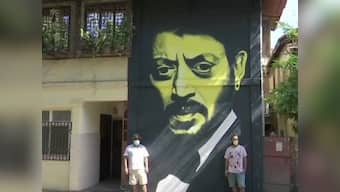 Irrfan Khan passes away: Mumbai artist Ranjit Dahiya pays tribute to late actor with a mural in Bandra
