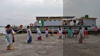 Coronavirus outbreak: Assam's boat clinics conduct door-to-door surveillance on saporis